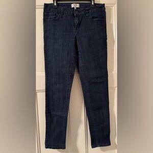 Forever 21 Dark Blue Skinny Jeans denim pockets mid rise stretch size 28